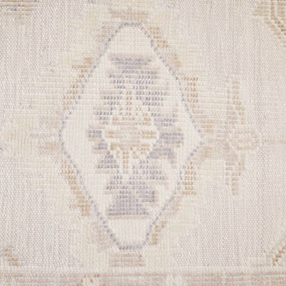 Indian  Handmade Rug With a Oushak Design-id5
