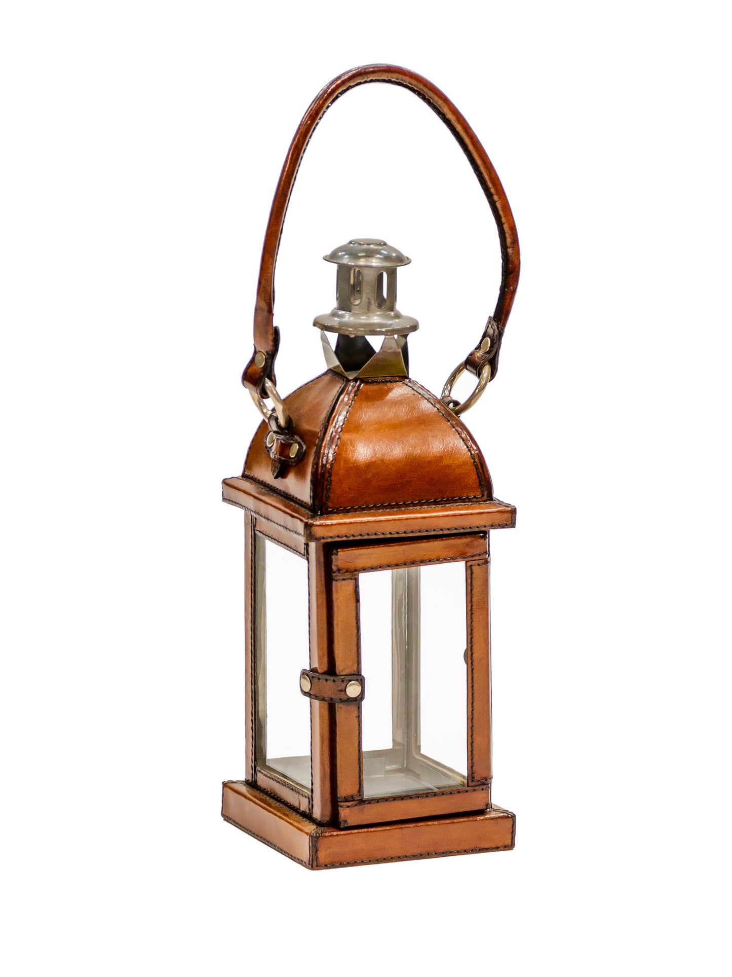 Leather Candle Lantern M product image #29720210374826