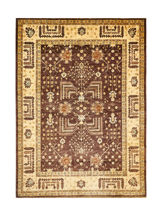 Pakistan Handmade Wool Bakhtiari Rug With A Persian Design