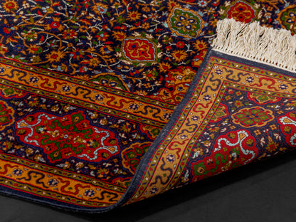 Handmade Fine Pure Silk Ardebil   Carpet With Medallion-id5

