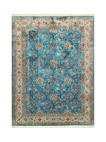 Kashmir Silk Four Season Persian Design Area Rug