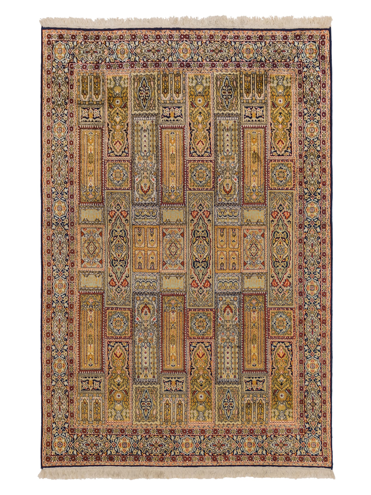 Silk Kashmir Baktyari Handmade Rug product image #29956829511850