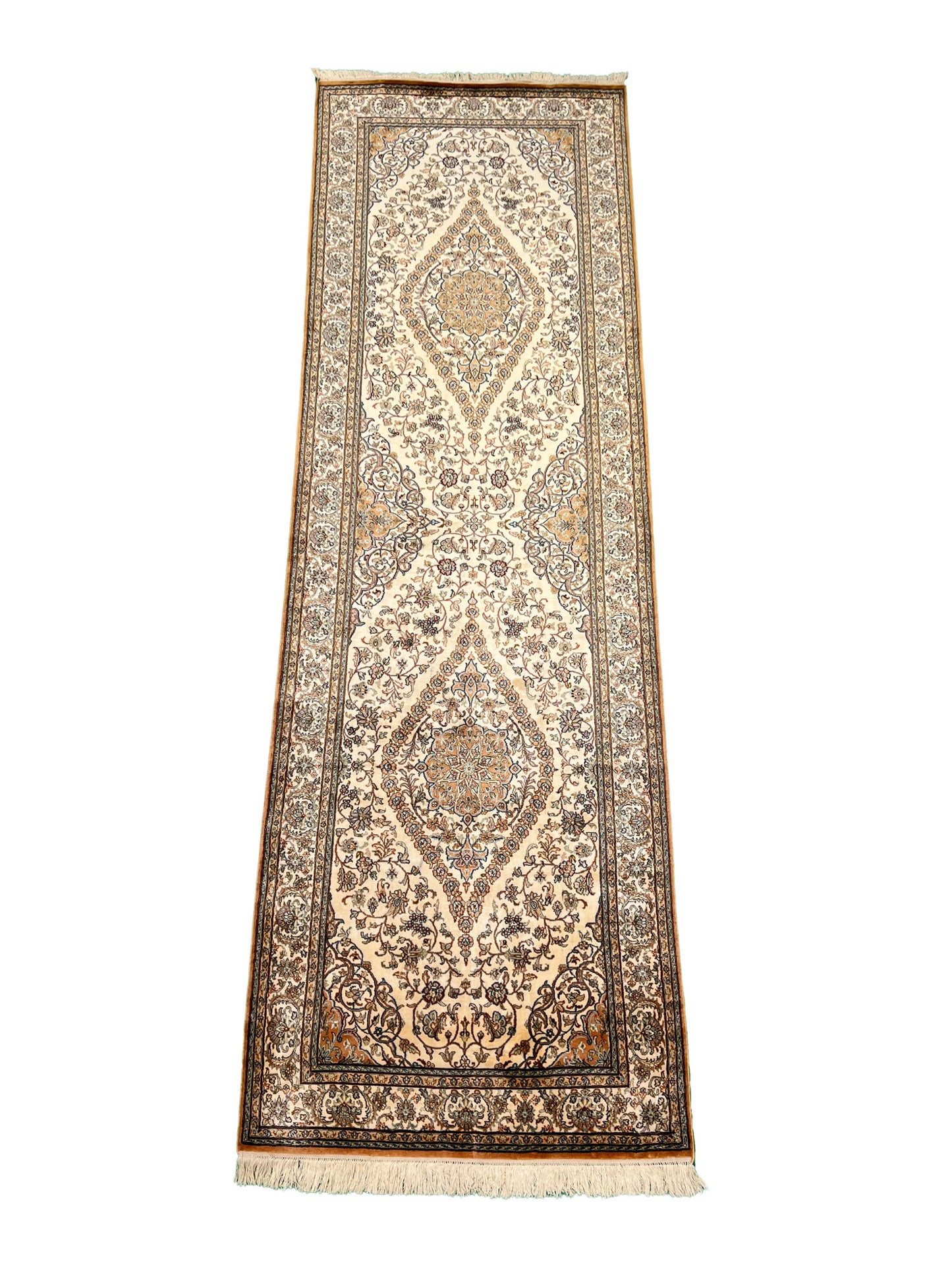 Kashmir Pure Silk Rug Runner