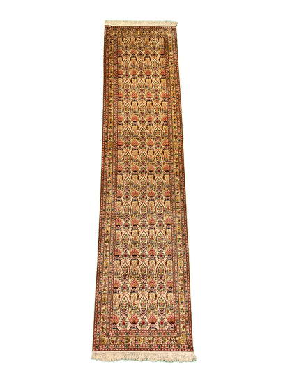 Traditional Handmade Silk Runner Rug