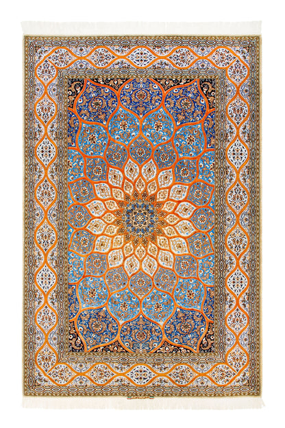 Persian Isfahan Gonbad Rug