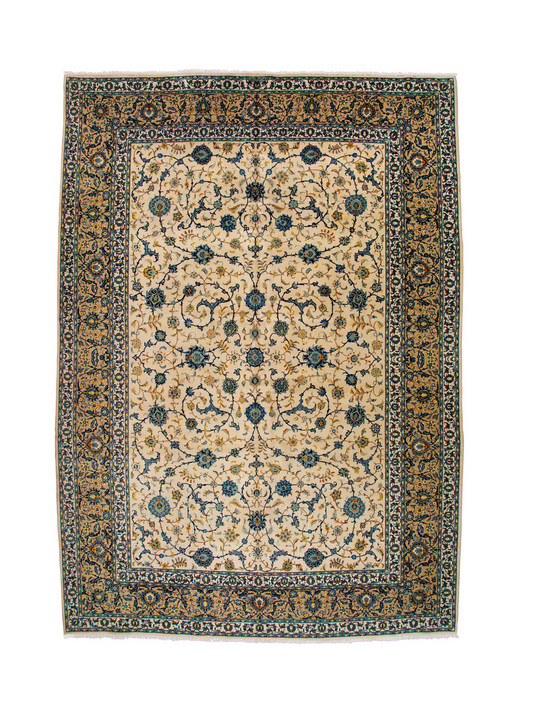 Persian Handmade Kashan Oversized Area Rug