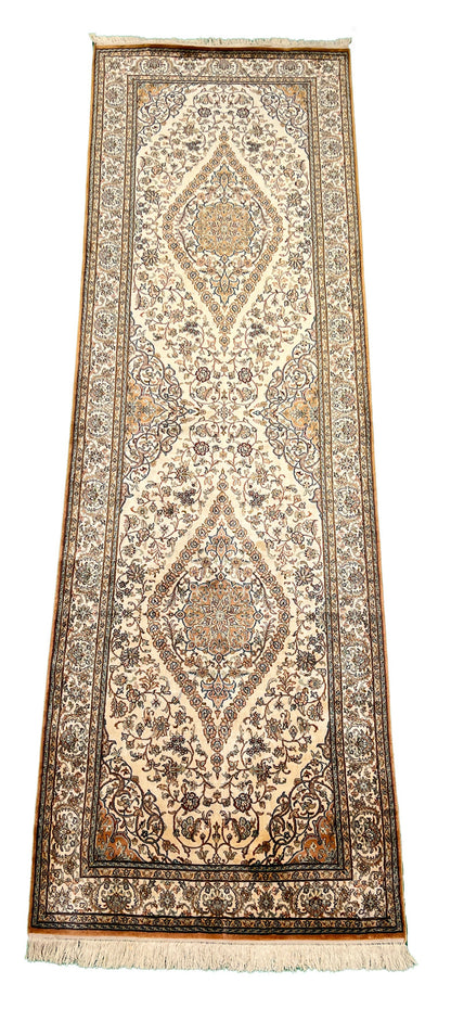 Kashmir Pure Silk Rug Runner