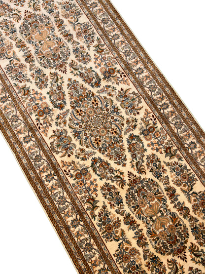 Traditional Pure Silk Kashmir Rug