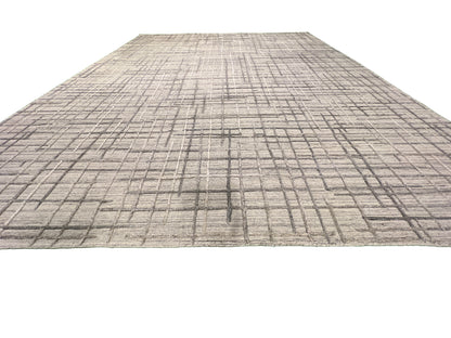 Indian Handmade Modern Abstract Wool Carpet-id7

