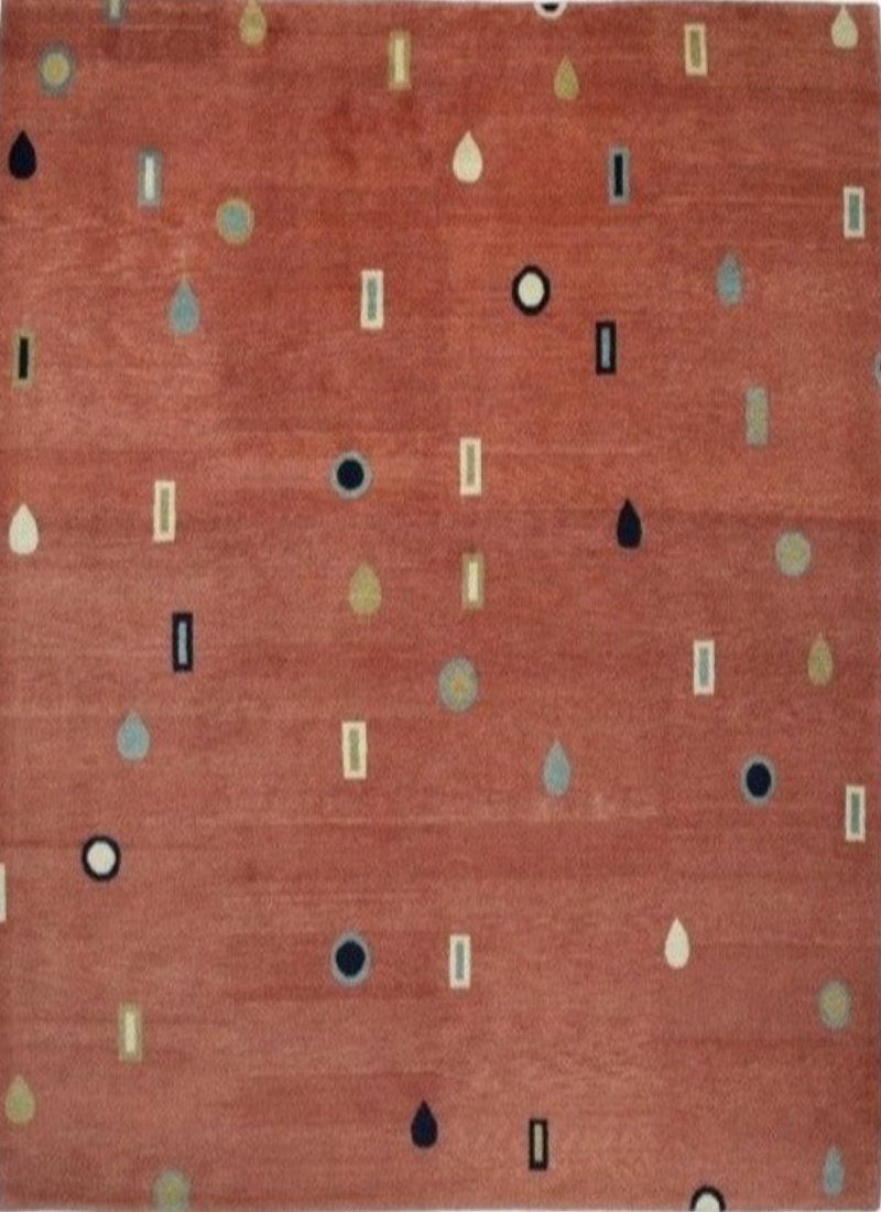 Handmade Indian Tibetan Handmade Wool Carpet With Contemporary Navajo Design product image #29371849965738