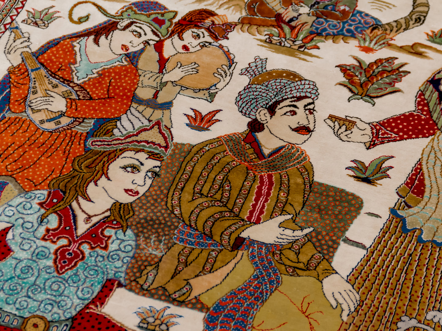 Traditional Persian Antique Kashan Handmade Silk Rug product image #29972014858410