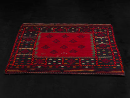 Persian Silk Somuk Kilim Rug-id3
