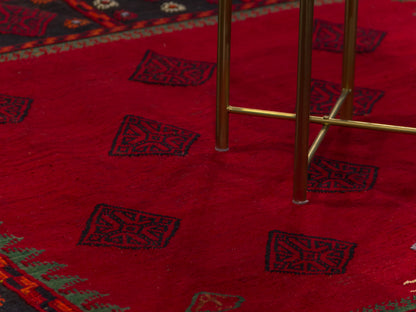 Persian Silk Somuk Kilim Rug-id8
