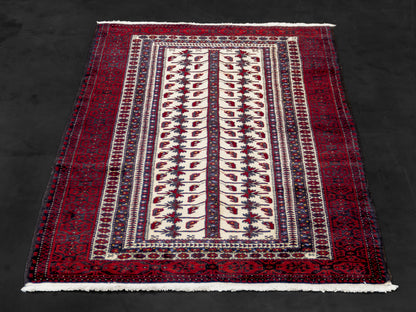 Tribal Baluch Hand Knotted Traditional Persian Rug-id2
