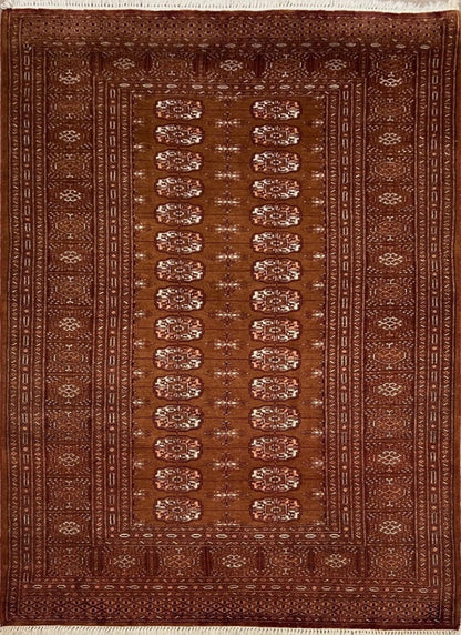Wool Hand-Knotted Bokhara Rug From Pakistan.-id1
