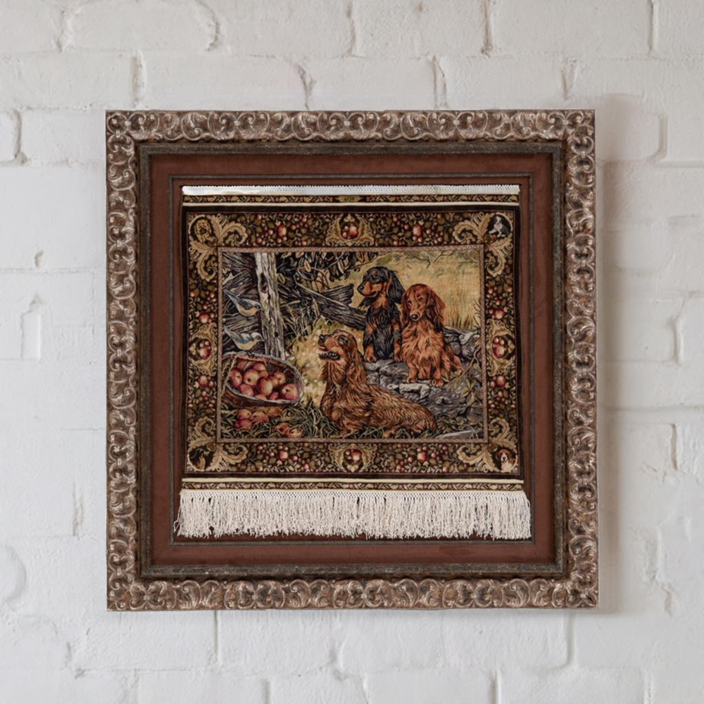 Framed Turkish Hereke Rug