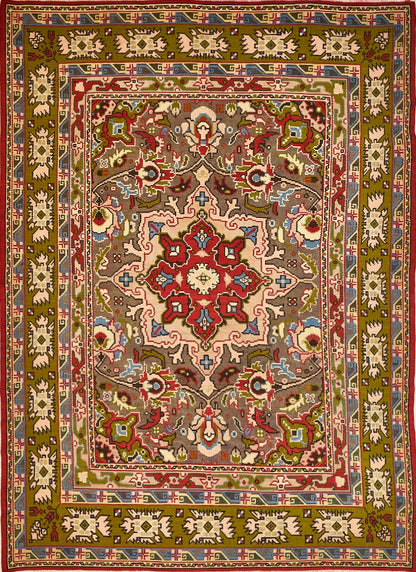 Turkish Handmade Wool Kilim Area Rug