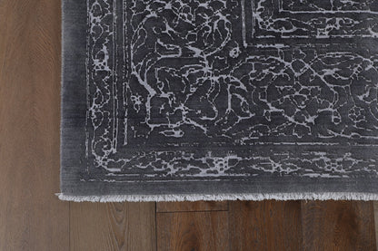 Handmade Persian Silk And Wool Modern Rug