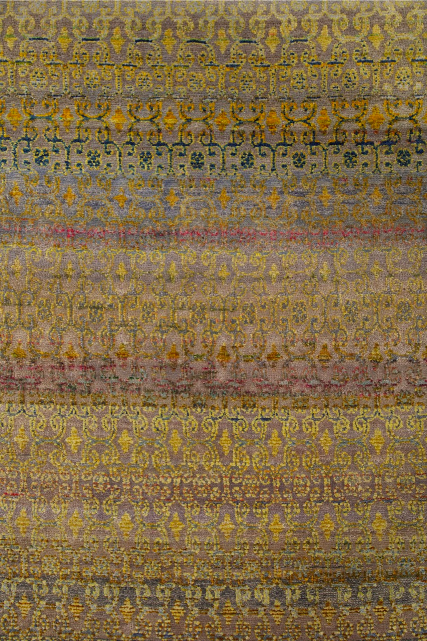 Modern Transitional Indian Silk Runner product image #27829106835626
