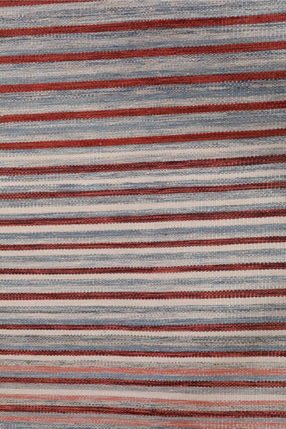 Handmade Modern Striped Multicolor Wool Kilim-id2
