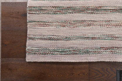 Handmade Modern Wool Multicolor Kilim-id5
