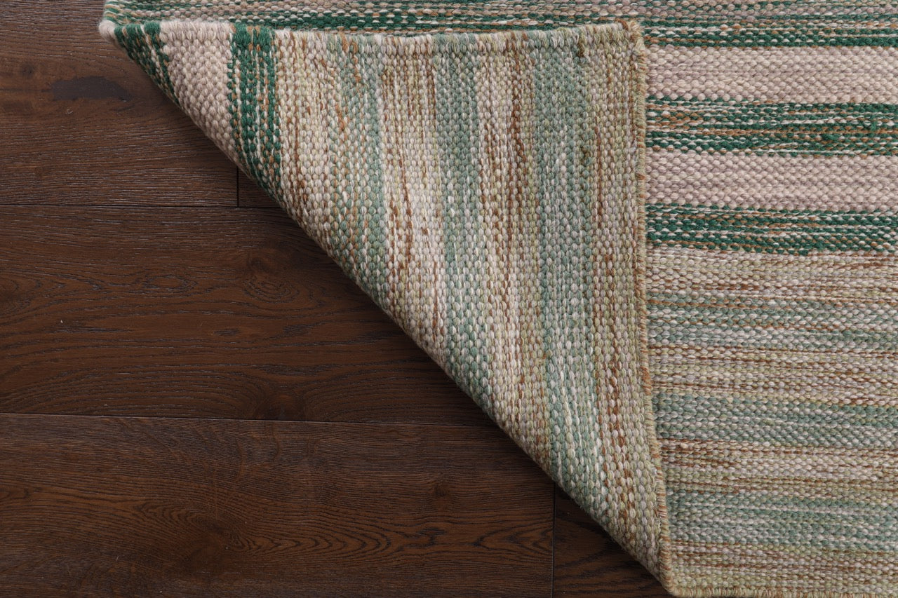 Handmade Modern Multicolor Wool Kilim product image #27637114896554