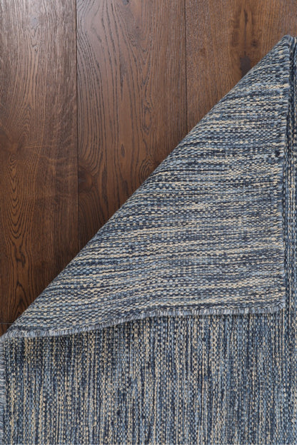 Handmade Modern Wool Multicolor Striped Kilim-id2
