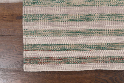 Handmade Modern Wool Striped Multicolor-id3
