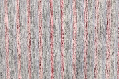 Modern Handmade Multicolor Striped Wool Nepali Flat Weave Kilim-id2
