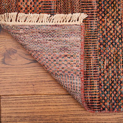 Indian Modern  Handmade Wool And Silk Area rug-id8
