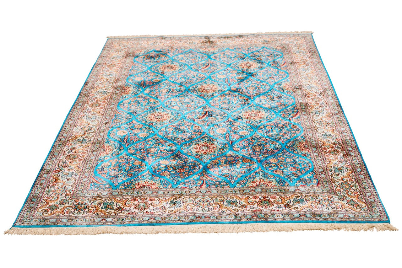 Kashmir Silk Four Season Persian Design Area Rug