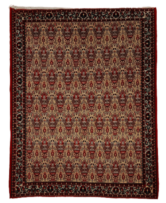 Hand-Woven Saraband Persian  Wool Area Rug