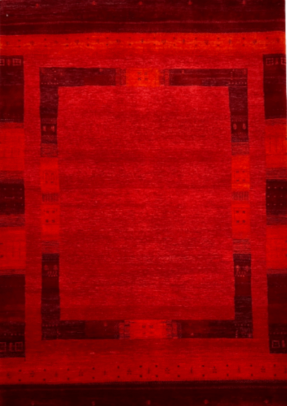 Indian  Handwoven Gashgai Similar To Navaho Area Rug