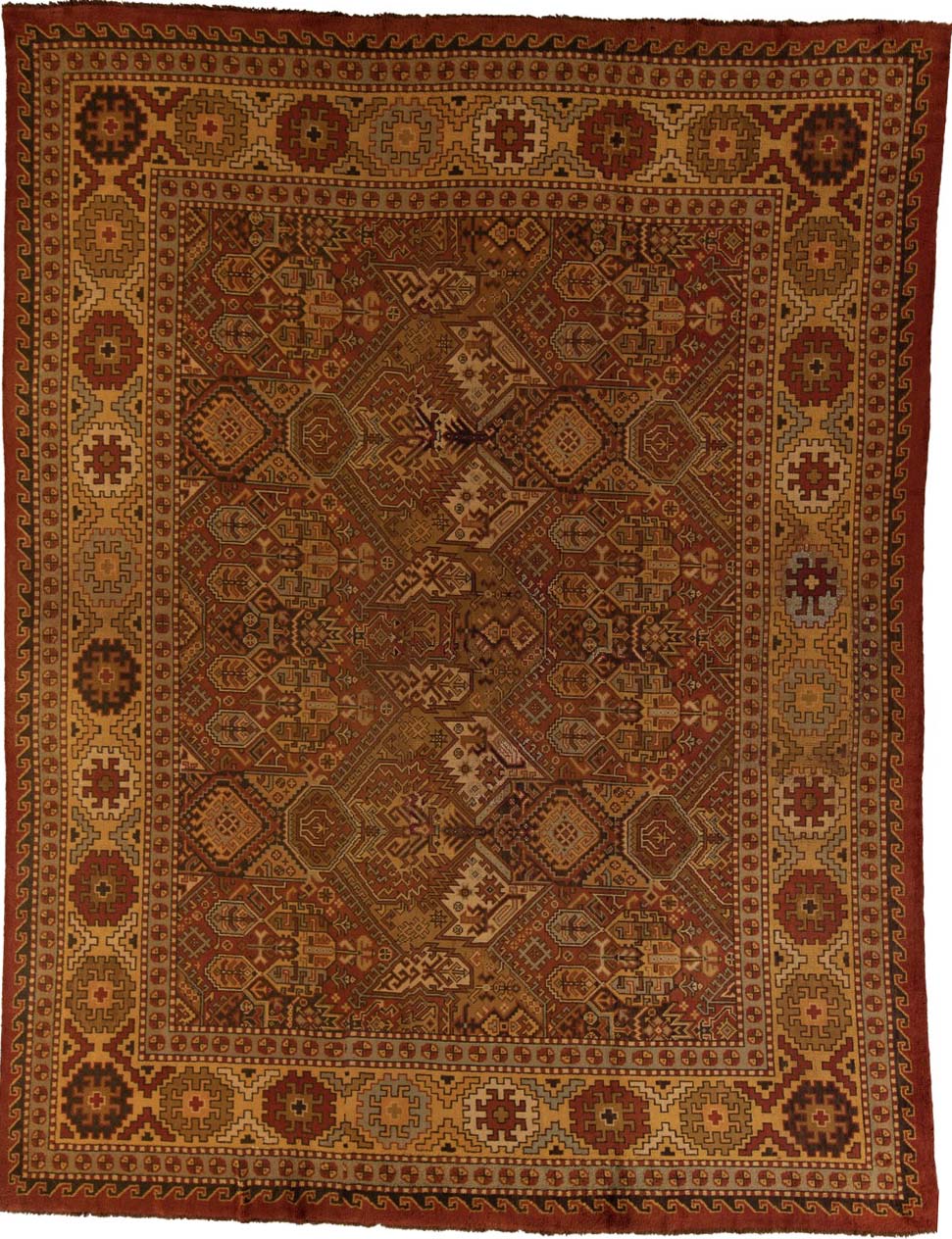 One Of A Kind Antique Wool Area Rug