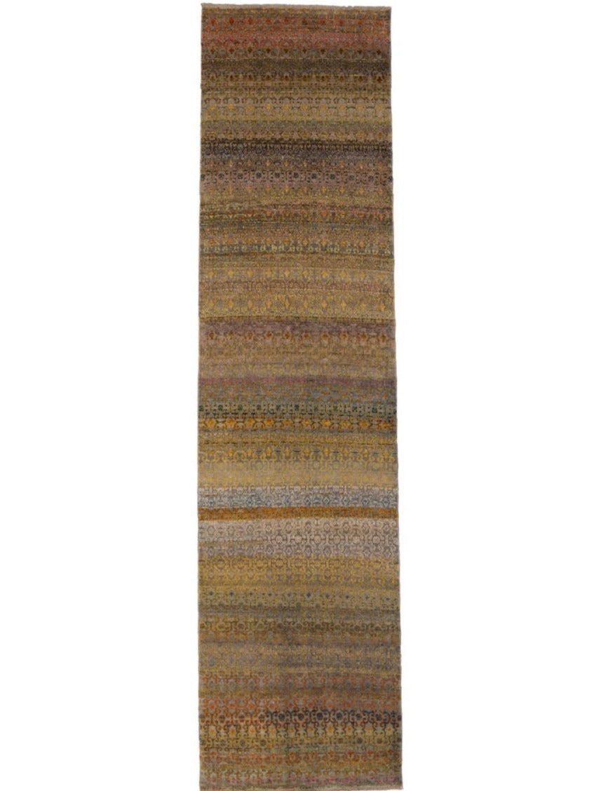 Modern Transitional Indian Silk Runner product image #28339357778090