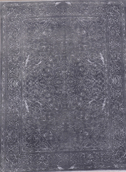 Handmade Persian Silk And Wool Modern Rug