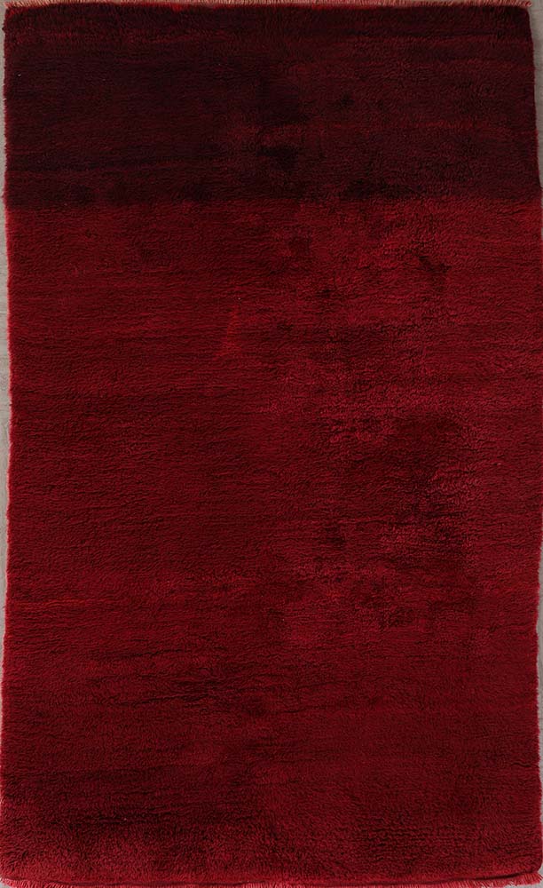Red Turkish High Pile Vegetable-Dyed Handwoven Rug product image #27630735458474