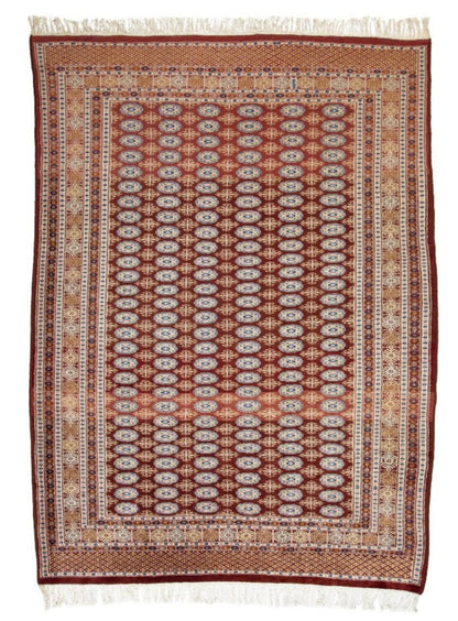 Traditional  Pakistani Bokhara Handmade Wool Area Rug-id1

