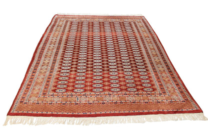 Traditional  Pakistani Bokhara Handmade Wool Area Rug-id4
