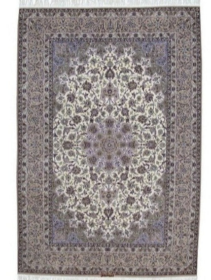 Persian Isfahan Hand-Knotted Area Rug-id2
