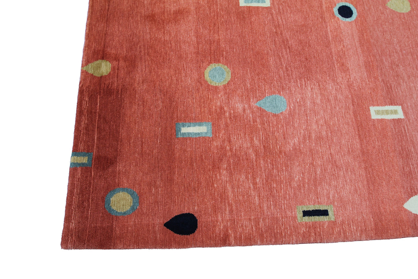 Handmade Indian Tibetan Handmade Wool Carpet With Contemporary Navajo Design product image #27555302899882