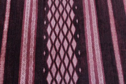 Indian Modern Wool And  Silk Navajo Rug