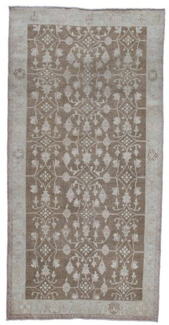 Turkish Handmade With a classic Design Wool Runner Rug-id3
