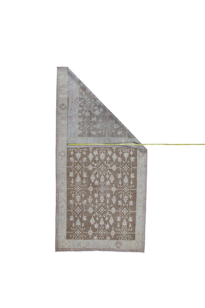 Turkish Handmade With a classic Design Wool Runner Rug-id5
