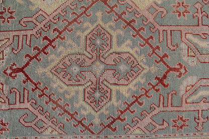 Turkish Fine Antique Oushak Handmade Wool Rug