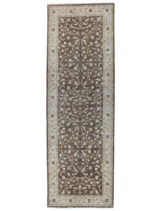 Pakistani Fine Handmade Wool Runner Rug