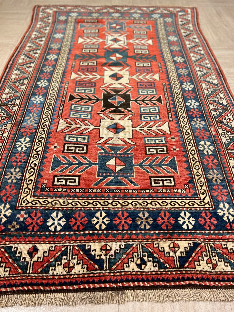 Antique Genje Genuine Fine Armenian Handmade Rug