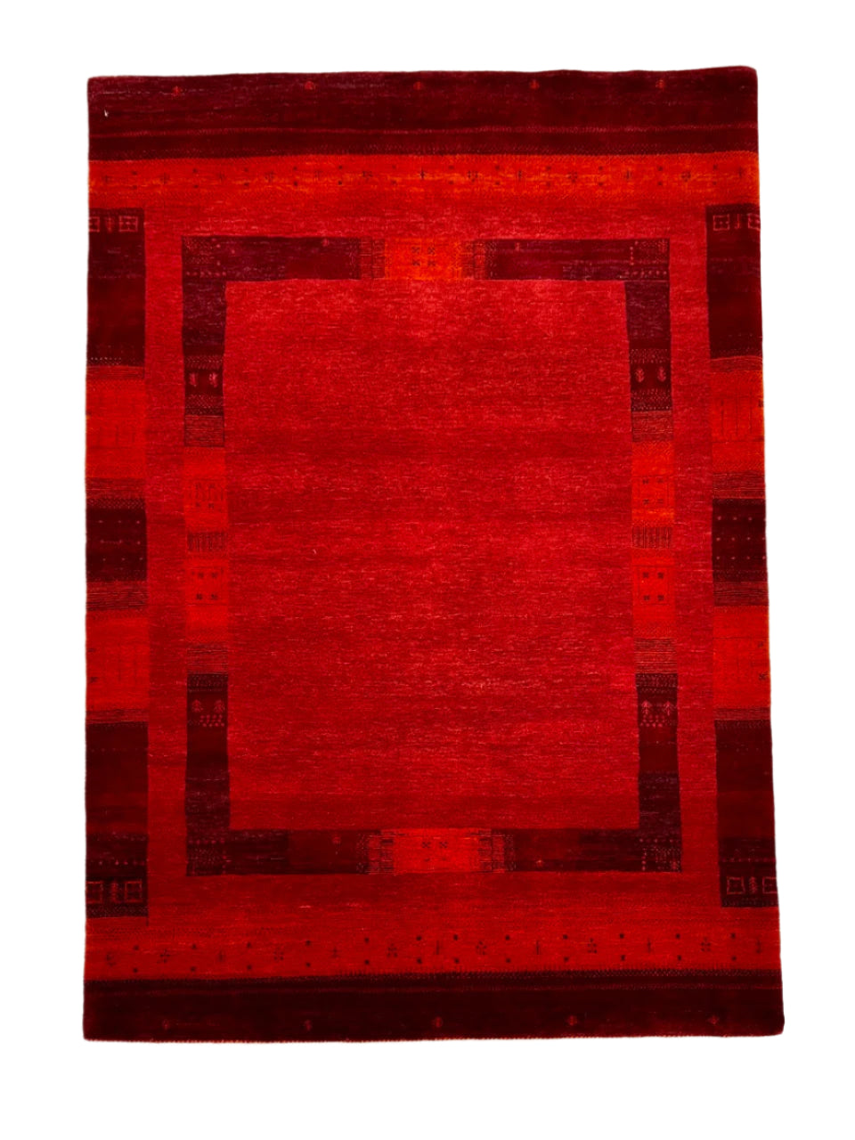 Indian  Handwoven Gashgai Similar To Navaho Area Rug