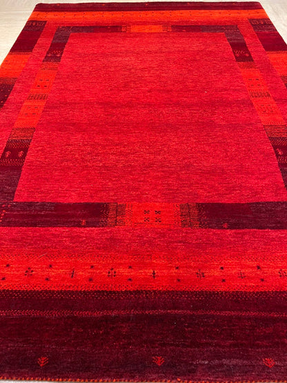 Indian  Handwoven Gashgai Similar To Navaho Area Rug