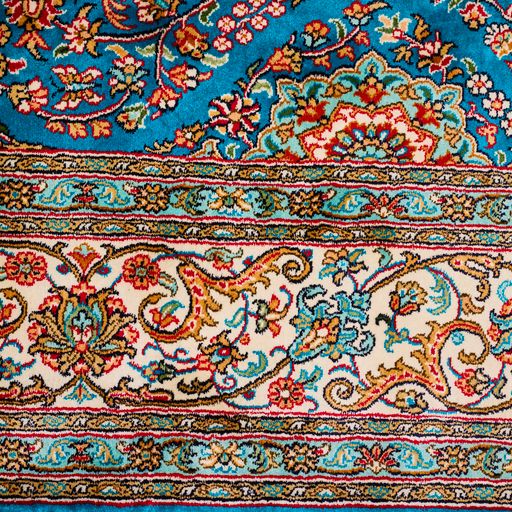 Kashmir Silk Four Season Persian Design Area Rug